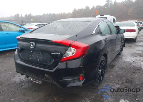 2020 Honda Civic Sport from USA, damaged, VIN 19XFC2F8XLE021167